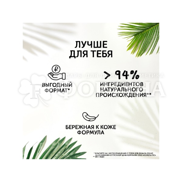 Гель для душа Фа 750 мл Черничный йогурт