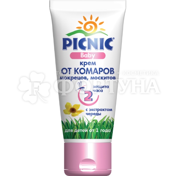 Крем Picnic Baby 40 мл от комаров, мокрецов,москитов