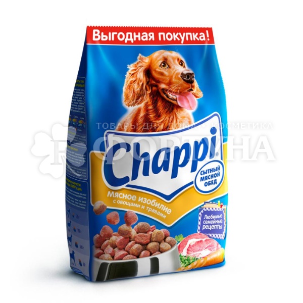 Корм для животных Chappi 2,5 кг мясное изобилие