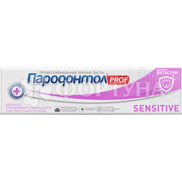Зубная паста Пародонтол PROF 124 г Sensetive