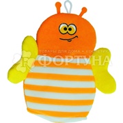 Мочалка для тела Beauty Style 1 шт детская рукавичка Пчелка артикул 58735-7167