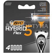 Кассеты BiC Flex Hybrid 5 лезвий 4 шт