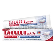 Зубная паста Lacalut 75 мл Aktiv Защита десен и бережное отбеливание