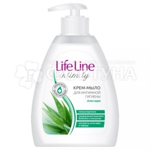 Жидкое мыло Весна Life Line 280 г Для интимной гигиены Алоэ вера