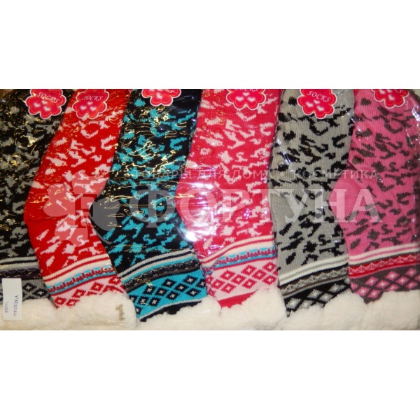Носки Socks 1 пара женские меховые размер 39-41 цвета в ассортименте