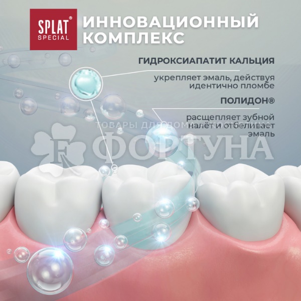 Зубная паста SPLAT Special 75 мл Серебро