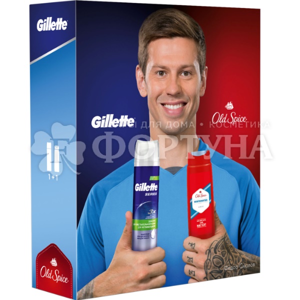 Набор Gillette (пена для бритья + гель для душа)