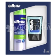 Набор Gillette (гель для бритья + гель после бритья)