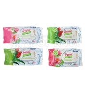 Салфетки влажные AURA Tropic Cocktail 60 шт освежающие ( цвета в ассортименте)