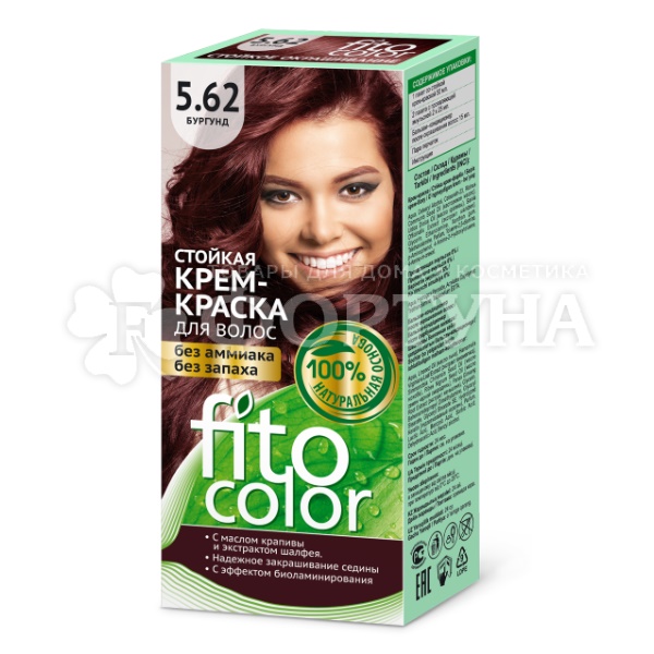 Краска для волос Fitocolor 5.62 Бургунд