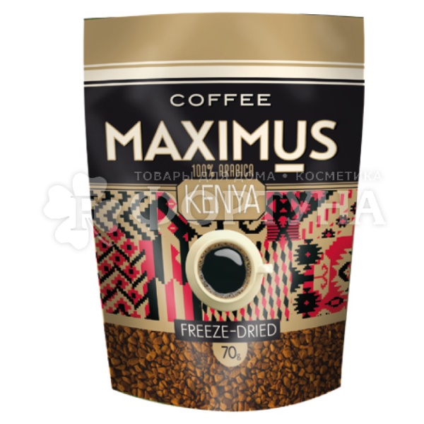 Кофе Maximus 70 г Kenya Арабика мягкая упаковка