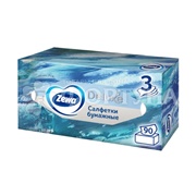 Салфетки бумажные Zewa Deluxe 90 шт 3-х слойные Дизайн