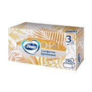 Салфетки бумажные Zewa Deluxe 90 шт 3-х слойные Дизайн