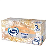 Салфетки бумажные Zewa Deluxe 90 шт 3-х слойные Дизайн