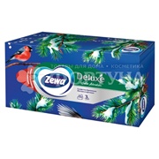 Салфетки бумажные Zewa Deluxe 90 шт 3-х слойные Дизайн