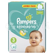 Подгузники Pampers Active Baby 82 шт 3 (6-10кг)