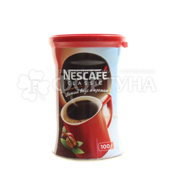 Кофе Nescafe 100 г Classic железная банка
