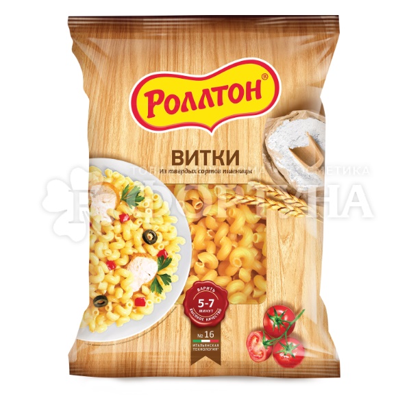 Макароны Роллтон 400 г Витки