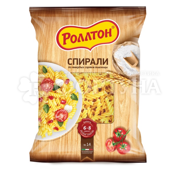 Макароны Роллтон 400 г Спирали