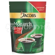Кофе Jacobs 75 г Монарх мягкая упаковка