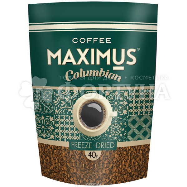 Кофе Maximus 40 г Columbian мягкая упаковка