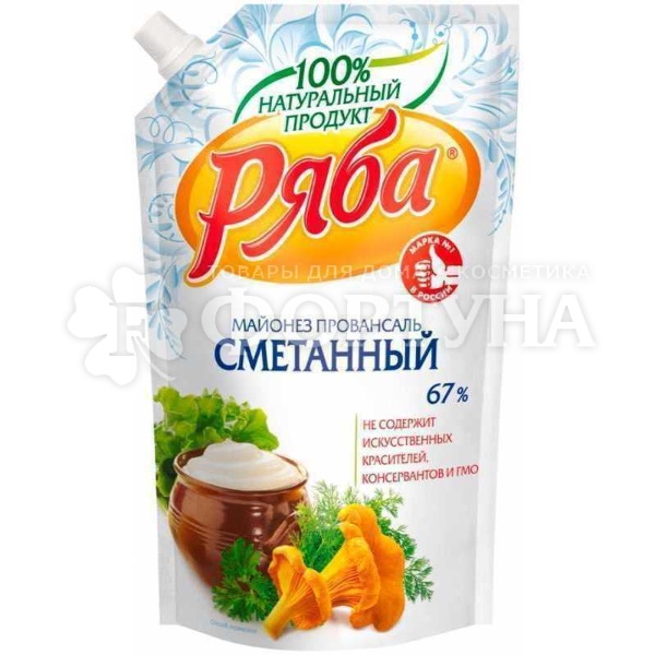 Майонез Ряба 680 г Сметанный 67% жирности