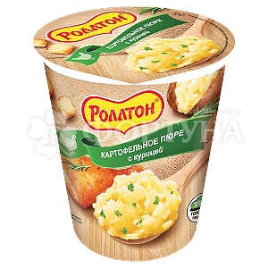 Пюре картофельное Роллтон 55 г с курицей