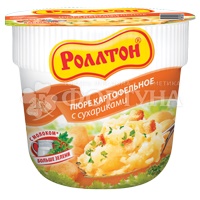 Пюре картофельное Роллтон 40 г с сухариками