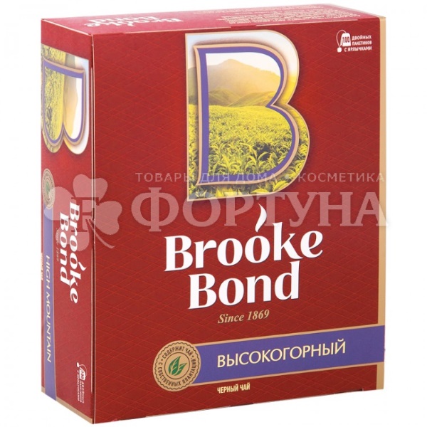 Чай Brooke Bond 100 пакетов  Высокогорный