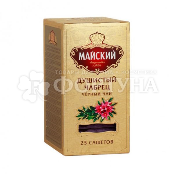 Чай Майский 25 пакетов Душистый Чабрец