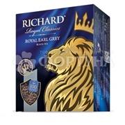 Чай Richard Royal 100 пакетов Earl Grey