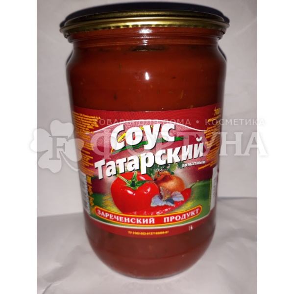Соус Зареченский продукт 700 г Татарский стеклянная банка