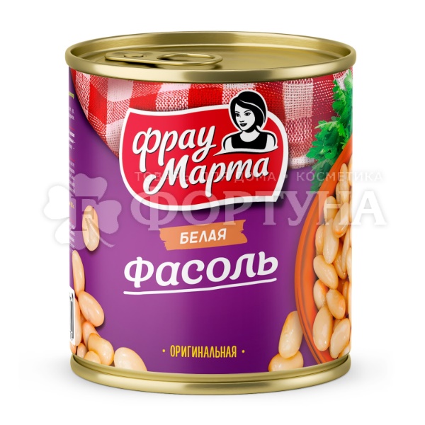 Фасоль Фрау Марта 310 г белая оригинальная