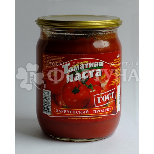 Томатная паста Зареченский продукт 540 г стеклянная банка