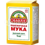 Мука MAKFA 1 кг пшеничная высший сорт