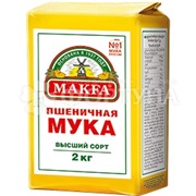Мука MAKFA 2 кг пшеничная высший сорт