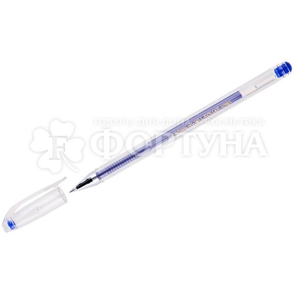 Ручка гелевая Crown Hi-Jell синяя 0,5