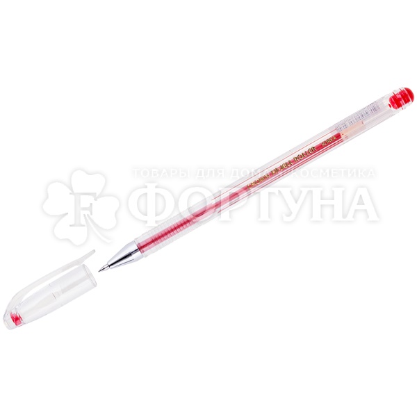 Ручка гелевая Crown Hi-Jell красная 0,5мм