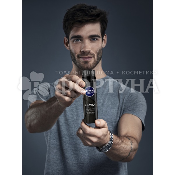 Гель для бритья Nivea ULTRA 200 мл Черный