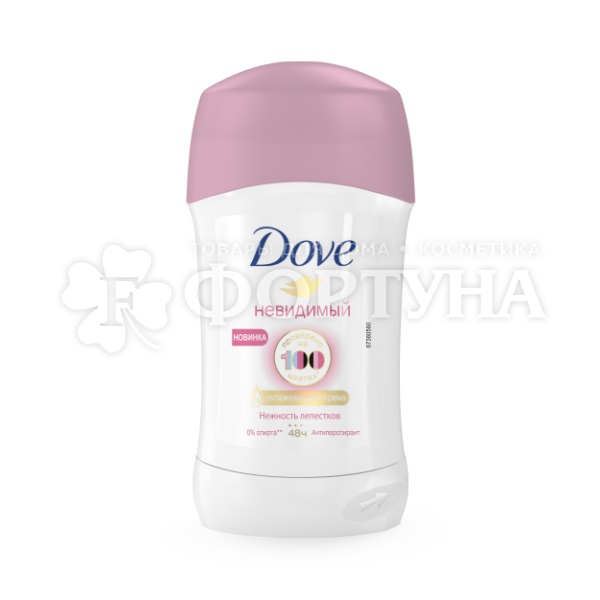 Дезодорант твердый Dove 40 мл Невидимый. Нежность лепестков