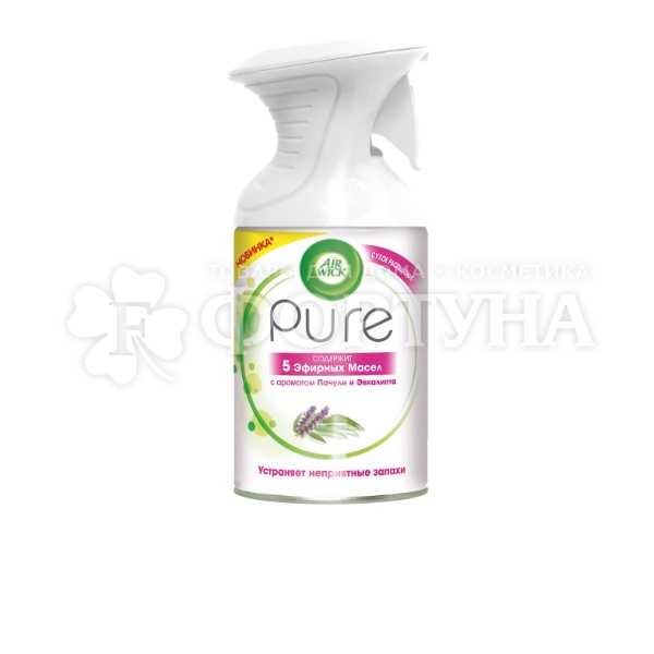 Освежитель воздуха Airwick Pure 250 мл 5 Масел Паучули и Эвкалипт