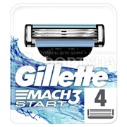Кассеты Gillette MACH-3 START 4 шт