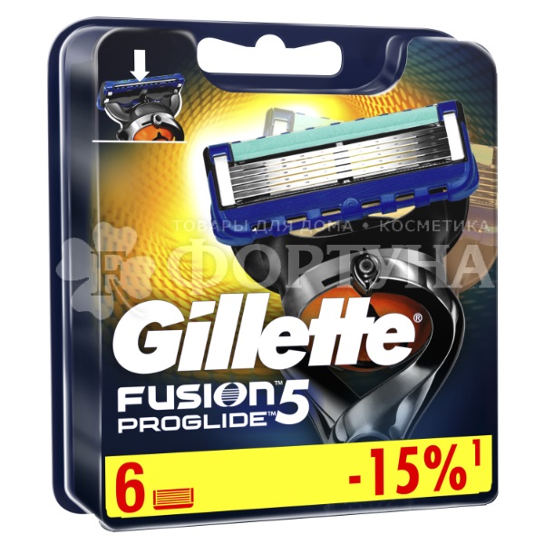 Кассеты Gillette Fusion PROGLIDE 6 шт