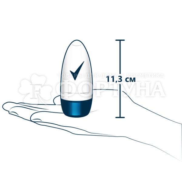 Дезодорант роликовый Rexona 50 мл Антибактериальная + невидимая