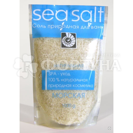 Соль для ванны Sea Salt 1000 г Морская натуральная