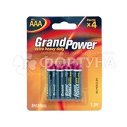 Батарейка GrandPower 4 шт AAA R3 Extra HD
