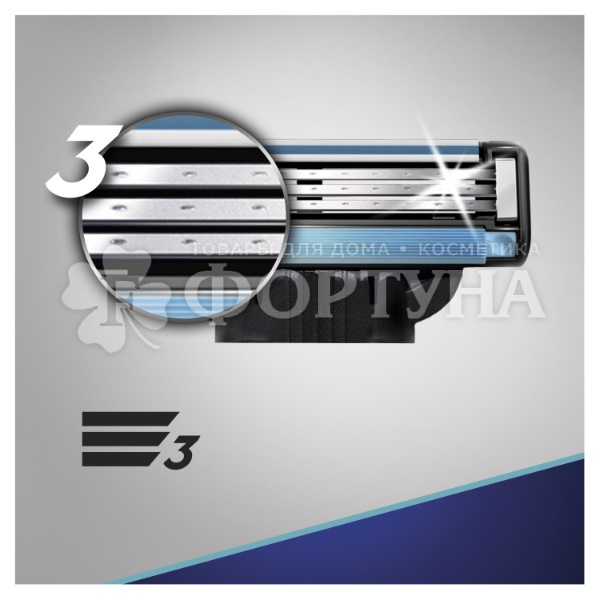 Кассеты Gillette MACH-3 4 шт