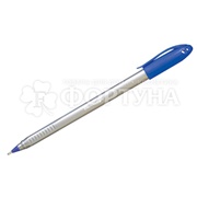 Ручка шариковая Berlingo Triangle Silver синяя 1мм