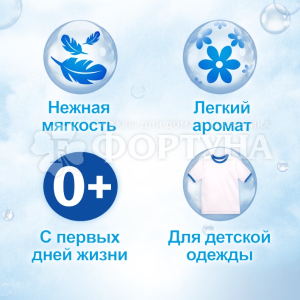 Кондиционер для белья Вернель 910 мл Детский