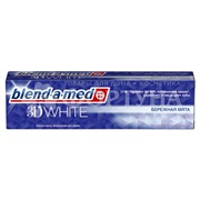 Зубная паста Blend-a-med 3D White 100 мл Бережная мята